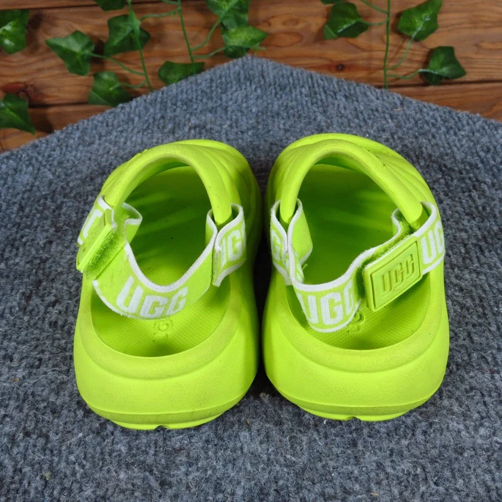 UGG Sport Yeah‎ EVA Girl Sandal Size T6 Summer Water Resistant Key Lime Green